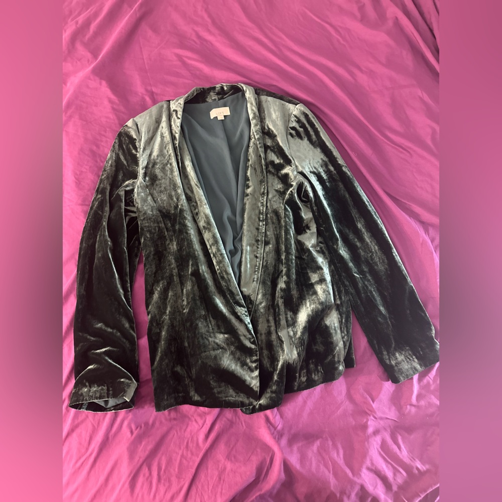LOFT Velvet Blazer